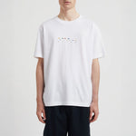 NORSE PROJECTS Johannes Organic Code Print T-Shirt in White