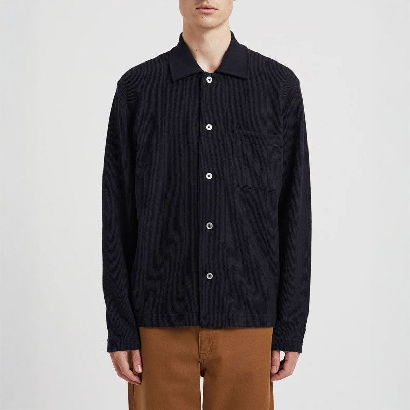 NORSE PROJECTS Jorn Double Face Overshirt in Navy