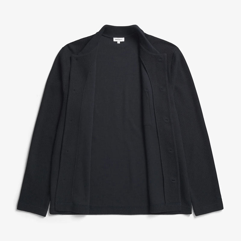 NORSE PROJECTS Jorn Double Face Overshirt in Navy