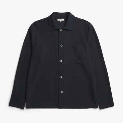 NORSE PROJECTS Jorn Double Face Overshirt in Navy