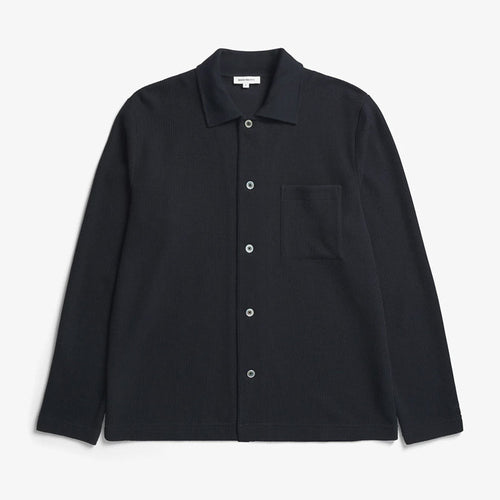 NORSE PROJECTS Jorn Double Face Overshirt in Navy