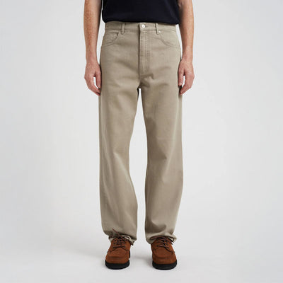 NORSE PROJECTS Mogens Relaxed 5 Pocket Heavy Twill Trousers in Clay