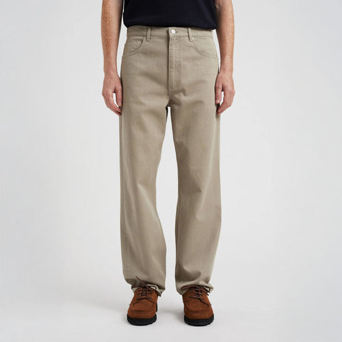 NORSE PROJECTS Mogens Relaxed 5 Pocket Heavy Twill Trousers in Clay