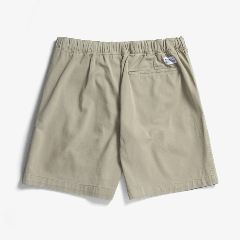 NORSE PROJECTS Ezra Relaxed Organic Stretch Twill Shorts in Moss Green
