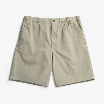 NORSE PROJECTS Ezra Relaxed Organic Stretch Twill Shorts in Moss Green