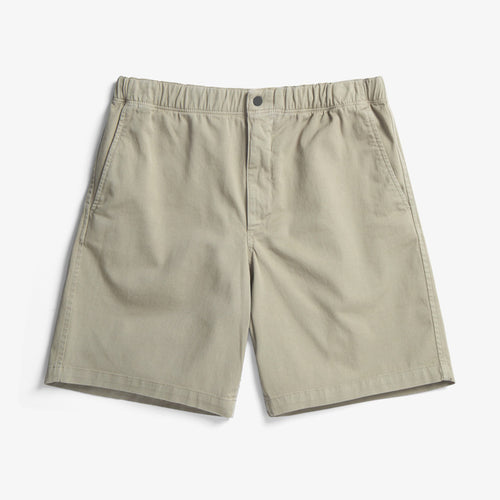 NORSE PROJECTS Ezra Relaxed Organic Stretch Twill Shorts in Moss Green
