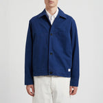 NORSE PROJECTS Marcus Canvas Overshirt in Workwear Blue