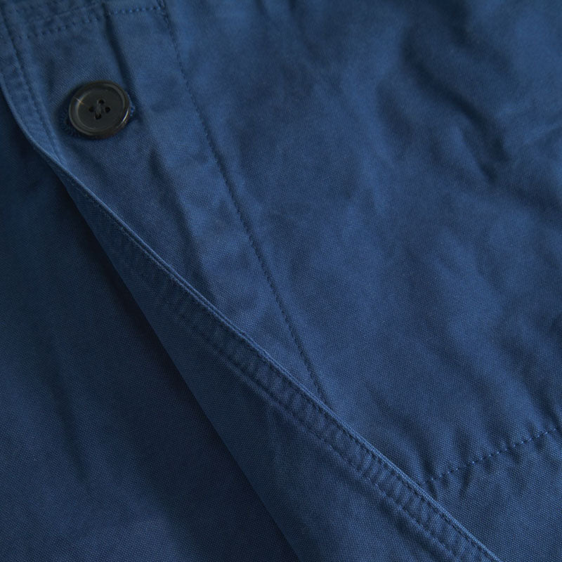 NORSE PROJECTS Marcus Canvas Overshirt in Workwear Blue