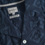 NORSE PROJECTS Mads Batik S/S Shirt in Navy