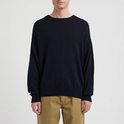 NORSE PROJECTS Jonas Cotton Sweater in Navy
