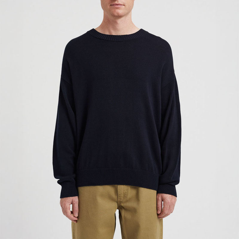NORSE PROJECTS Jonas Cotton Sweater in Navy