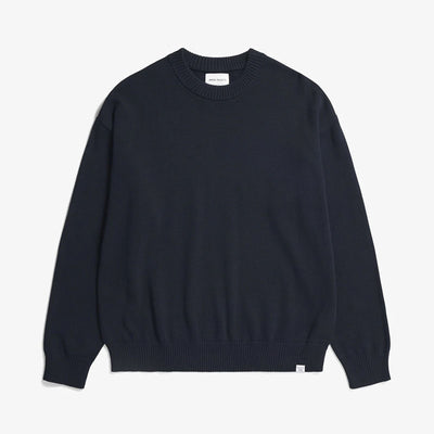 NORSE PROJECTS Jonas Cotton Sweater in Navy