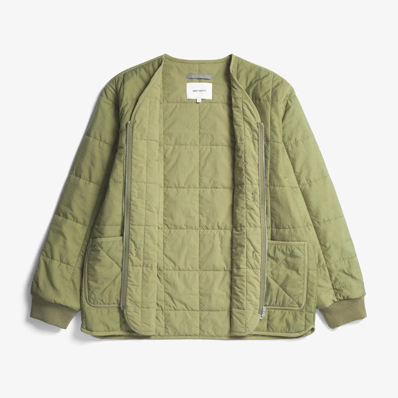 NORSE PROJECTS Military Liner Jacket in Moss Green