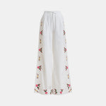 ESSENTIEL ANTWERP Janai Embroidered Pants in Off White