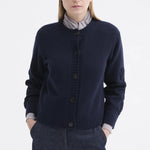 ROSSO35 Flower Stripe Cotton Shirt in Brown