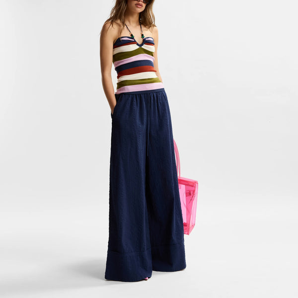 ESSENTIEL ANTWERP Jomery Wide Pants in Patriot Blue