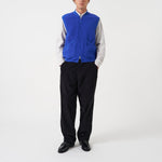 UNIVERSAL WORKS Zip Waistcoat in Blue