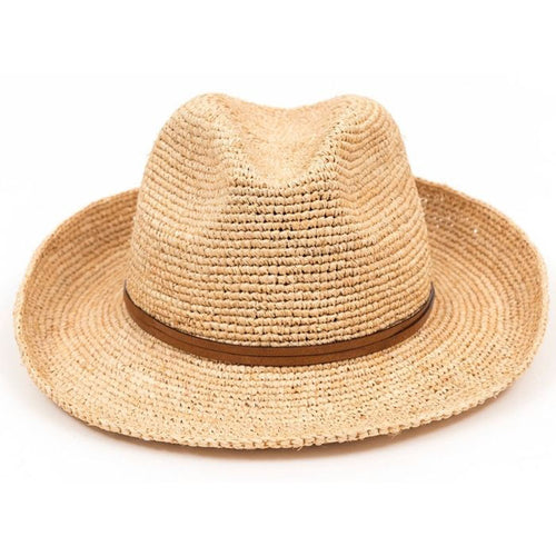 TRAVAUX EN COURS Raffia Hat in Raffia