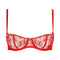 AUBADE Loosing My Mind Half Cup Bra in Chilli