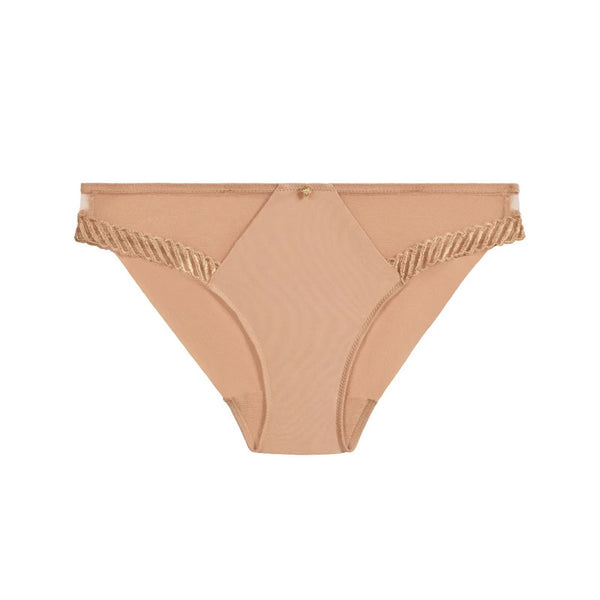 AUBADE Sheer Emotion Brazilian Brief in Sand