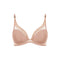 AUBADE Sheer Emotion Underwired Triangle Bra in Sand