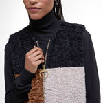 BARBOUR Cathy Fleece Liner in Natural/Camel/Black