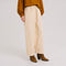 TINSELS Djoudi Molly Wide Leg Corduroy Trousers in Meringue