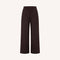 BY-BAR Pelle Pin Stripe Wide Leg Trousers in Brown