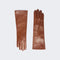 WEEKEND MAX MARA WKASenape Soft Nappa Lambskin Gloves in Tobacco