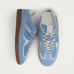 ALOHAS Tb.490 Rife Leather Sneakers in Cornflower Blue/Cream