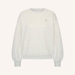 BY-BAR Lili Amor Sweater in Light Grey Melee