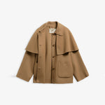 BARBOUR Aggy Wool Coat in Warm Trench