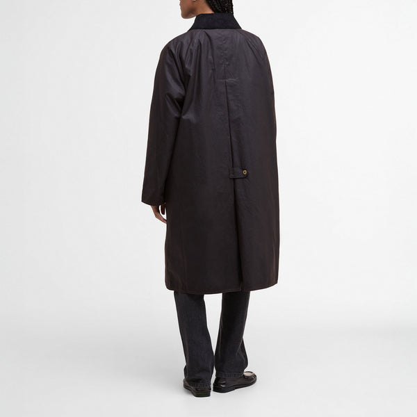 BARBOUR Evette Wax Jacket  in Rustic/Muted Tartan