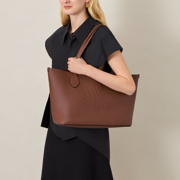 MULBERRY Tree Tote Heavy Grain Handbag in Bright Oak