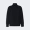 WEEKEND MAX MARA WKSSarong Wool Yarn Turtleneck Aran Jumper in Navy