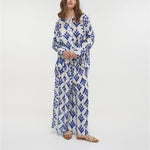 BLE RESORTWEAR Beach Shirt  in Blue