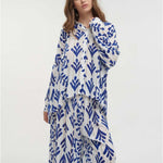 BLE RESORTWEAR Beach Shirt  in Blue