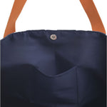 BLE RESORTWEAR Stripe Towelling Beach Bag in Blue