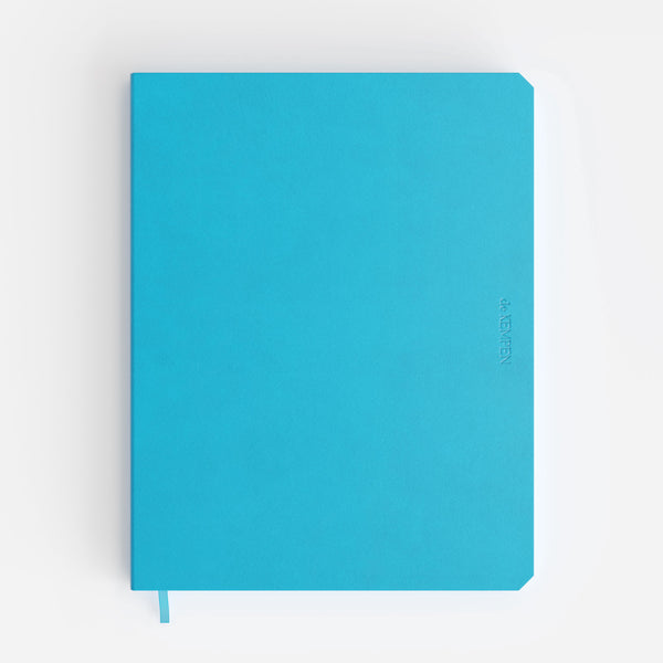 de KEMPEN Blank Notebook in Pale Blue
