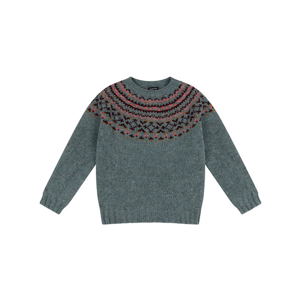 QUINTON & CHADWICK Chunky Fairisle Jumper in Lomand