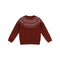 QUINTON & CHADWICK Chunky Fairisle Jumper in Rust