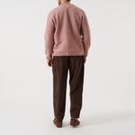 UNIVERSAL WORKS Diamond Fleece Cardigan in Pink