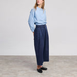 BEATRIZ FUREST Outside Trousers in Navy
