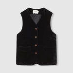 BEATRIZ FUREST Harris Waistcoat in Black