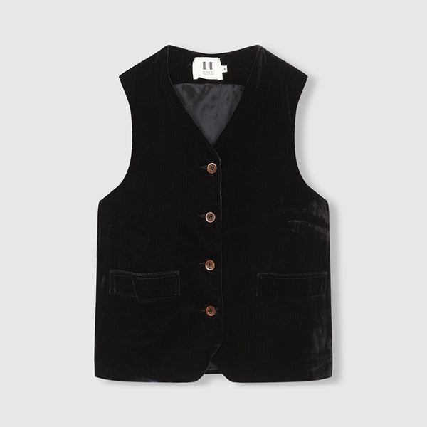 BEATRIZ FUREST Harris Waistcoat in Black
