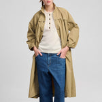 BEATRIZ FUREST Baloo Trench Coat in Craft