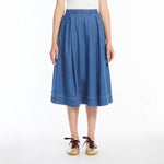 WEEKEND MAX MARA Dry Skirt in Navy Medium