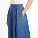WEEKEND MAX MARA Dry Skirt in Navy Medium
