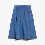 WEEKEND MAX MARA Dry Skirt in Navy Medium