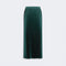 WEEKEND MAX MARA WKDNicchia Long Pleated Satin Skirt in Dark Green